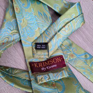 Krimson 3" Necktie - Blue/Green/Orange